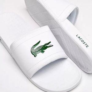 Lacoste Men's Logo Slide Sandals